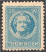 Timbre Thuringe (1945-1946) Y&T N15