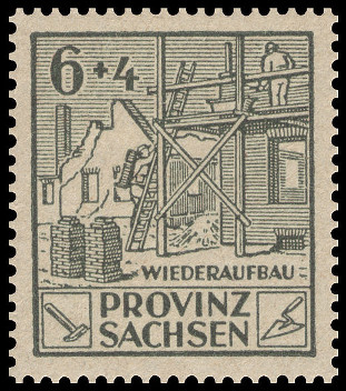  Sello Saxe (1945-1946) Y&T N22