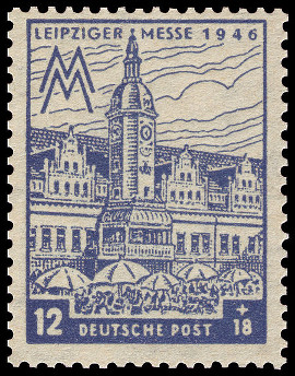 Timbre Saxe Occidentale (1945-1946) Y&T N�38