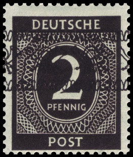 Timbre Bizone (Anglo-amricaine, 1945-1949) Y&T N20A-II