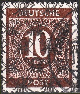 Timbre Bizone (Anglo-amricaine, 1945-1949) Y&T N20C-I