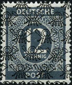 Timbre Bizone (Anglo-amricaine, 1945-1949) Y&T N20D-I