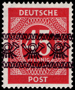 Timbre Bizone (Anglo-amricaine, 1945-1949) Y&T N20P-II
