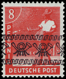 Timbre Bizone (Anglo-américaine, 1945-1949) Y&T N°23-II Timbre Bizone (Anglo-américaine, 1945-1949) Y&T N°23-II