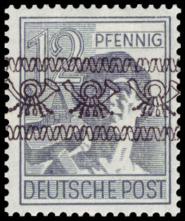 Timbre Bizone (Anglo-américaine, 1945-1949) Y&T N°25-II Timbre Bizone (Anglo-américaine, 1945-1949) Y&T N°25-II