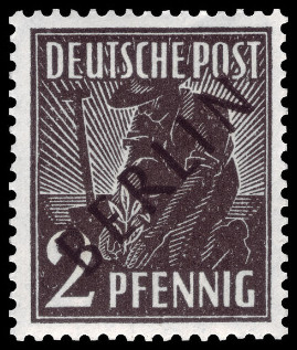  Sello Berlin, secteur occidental (1948-1990) Y&T N�1A