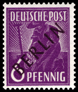 Timbre Berlin, secteur occidental (1948-1990) Y&T N�2A