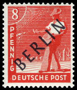 Timbre Berlin, secteur occidental (1948-1990) Y&T N3A