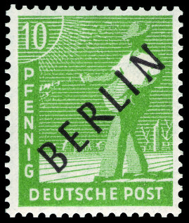 Timbre Berlin, secteur occidental (1948-1990) Y&T N4A
