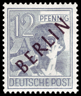 Timbre Berlin, secteur occidental (1948-1990) Y&T N°5A Timbre Berlin, secteur occidental (1948-1990) Y&T N°5A