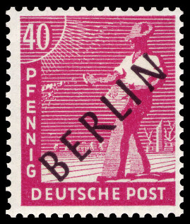 Briefmarken Berlin, secteur occidental (1948-1990) Y&T N°12A Briefmarken Berlin, secteur occidental (1948-1990) Y&T N°12A