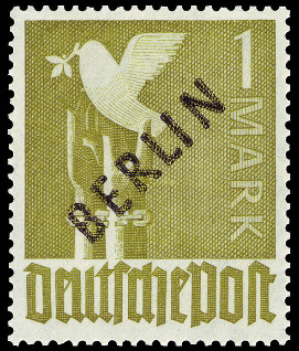 Timbre Berlin, secteur occidental (1948-1990) Y&T N�17A
