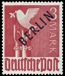 Timbre Berlin, secteur occidental (1948-1990) Y&T N19A