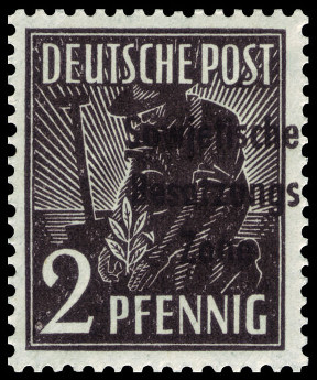  Sello �missions g�n�rales d`Allemagne Orientale (1948-1949) Y&T N�8