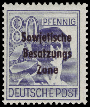 Timbre missions gnrales d`Allemagne Orientale (1948-1949) Y&T N22
