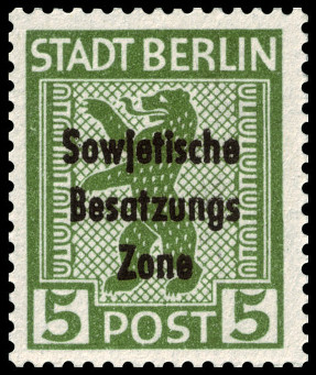  Sello missions gnrales d`Allemagne Orientale (1948-1949) Y&T N24