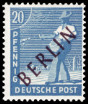 Timbre Berlin, secteur occidental (1948-1990) Y&T N8A