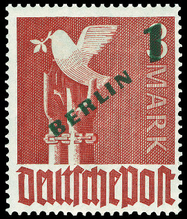 Timbre Berlin, secteur occidental (1948-1990) Y&T N50