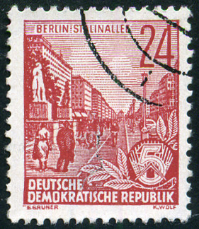 Timbre Allemagne orientale/R.D.A. (1950-1990) Y&T N155