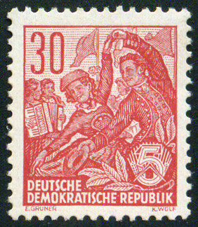 Timbre Allemagne orientale/R.D.A. (1950-1990) Y&T N157