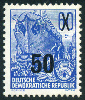 Timbre Allemagne orientale/R.D.A. (1950-1990) Y&T N182