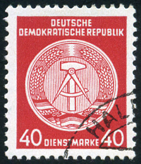 Timbre Allemagne orientale/R.D.A. (1950-1990) Y&T NSE25