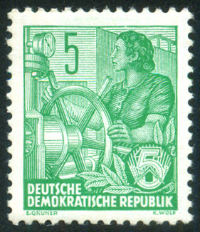 Timbre Allemagne orientale/R.D.A. (1950-1990) Y&T N314A