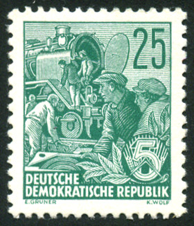 Timbre Allemagne orientale/R.D.A. (1950-1990) Y&T N318A