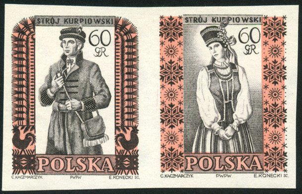 Timbre Pologne Y&T N�1007-08 [nd]