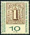 Timbre Allemagne fédérale (1949 à nos jours) Y&T N°183