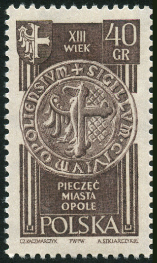 Timbre Pologne Y&T N1109