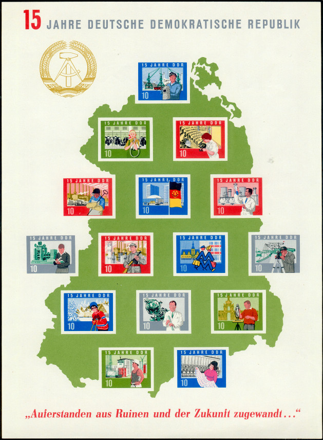 Briefmarken Allemagne orientale/R.D.A. (1950-1990) Y&T NBF14