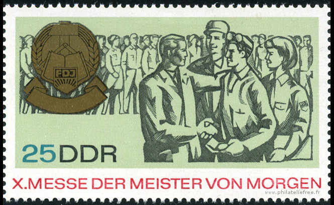 Timbre Allemagne orientale/R.D.A. (1950-1990) Y&T N1019