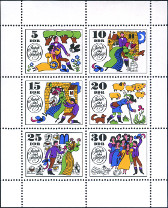 Briefmarken Allemagne orientale/R.D.A. (1950-1990) Y&T N1146-1151