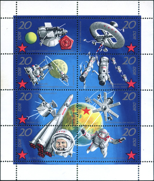  Sello Allemagne orientale/R.D.A. (1950-1990) Y&T N�1326-1333