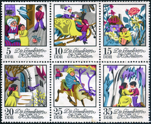 Timbre Allemagne orientale/R.D.A. (1950-1990) Y&T N1493-1498
