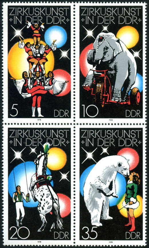  Sello Allemagne orientale/R.D.A. (1950-1990) Y&T N�2034-2037