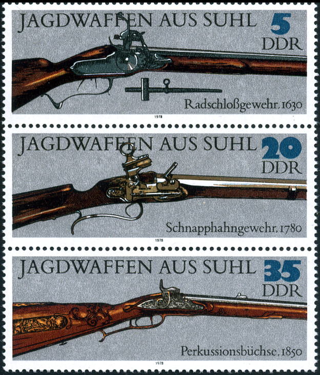 Timbre Allemagne orientale/R.D.A. (1950-1990) Y&T N�2050-2052-2054