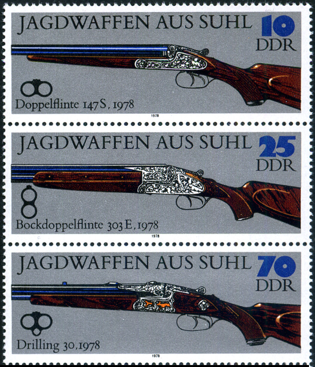 Timbre Allemagne orientale/R.D.A. (1950-1990) Y&T N�2051-2053-2055