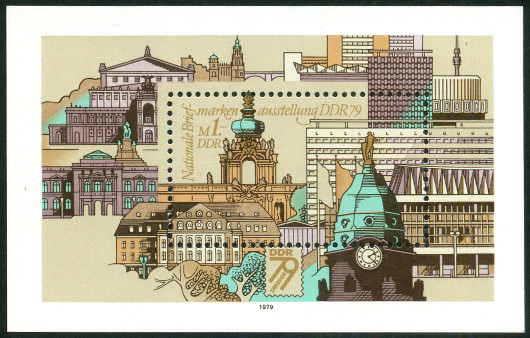 Timbre Allemagne orientale/R.D.A. (1950-1990) Y&T N°BF53 Timbre Allemagne orientale/R.D.A. (1950-1990) Y&T N°BF53