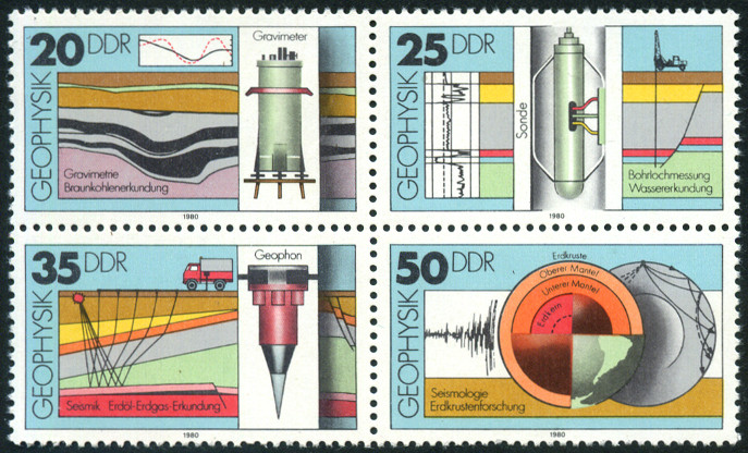 Stamp Allemagne orientale/R.D.A. (1950-1990) Y&T N°2216-2219 Stamp Allemagne orientale/R.D.A. (1950-1990) Y&T N°2216-2219