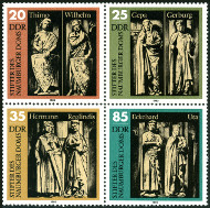 Timbre Allemagne orientale/R.D.A. (1950-1990) Y&T N°2451-2454 Timbre Allemagne orientale/R.D.A. (1950-1990) Y&T N°2451-2454