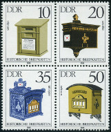 Timbre Allemagne orientale/R.D.A. (1950-1990) Y&T N2553-2556