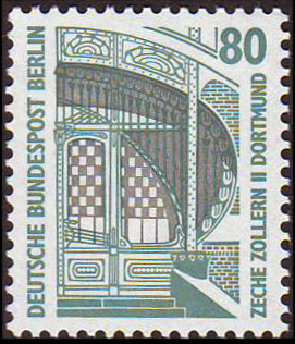 Timbre Berlin, secteur occidental (1948-1990) Y&T N°753 Timbre Berlin, secteur occidental (1948-1990) Y&T N°753