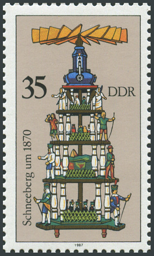 Sello Allemagne orientale/R.D.A. (1950-1990) Y&T N°2751 Sello Allemagne orientale/R.D.A. (1950-1990) Y&T N°2751