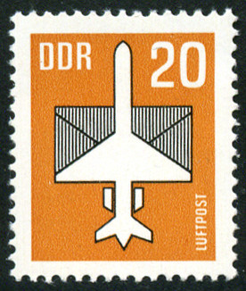 Timbre Allemagne orientale/R.D.A. (1950-1990) Y&T N°PA17 Timbre Allemagne orientale/R.D.A. (1950-1990) Y&T N°PA17