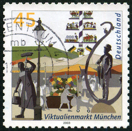 Timbre Allemagne fédérale (1949 à nos jours) Y&T N°2182A Timbre Allemagne fédérale (1949 à nos jours) Y&T N°2182A