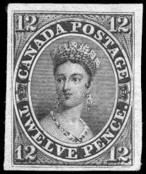 Timbre Canada Y&T N°3 Timbre Canada Y&T N°3