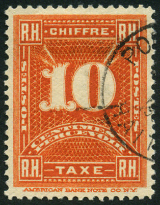 Timbre Haïti Y&T N°TA3 Timbre Haïti Y&T N°TA3