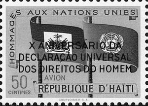 Timbre Ha�ti Y&T N�PA148